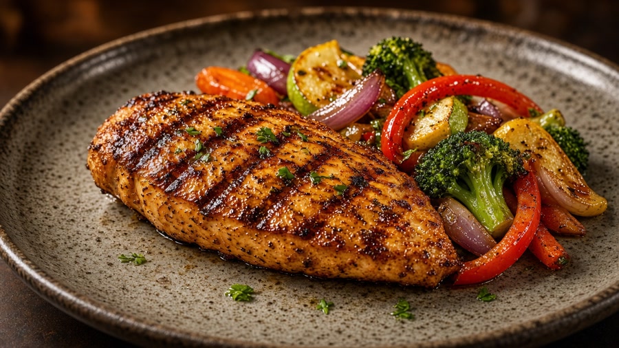 Restaurant plate suited to keto